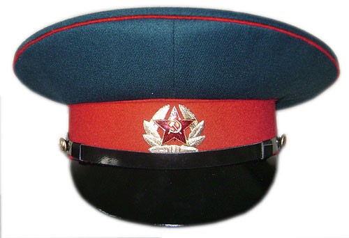 Red Army military Sergeant parade Soviet visor hat